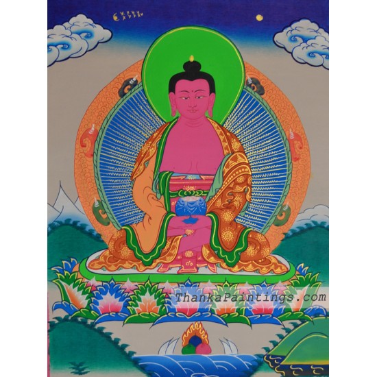 Amitabh Buddha Figure Thangka