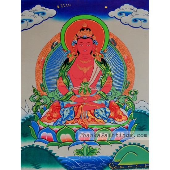 Aparmita Amitayus Figure Thangka