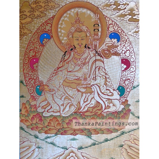 Guru Rinpoche Gold Lap Thanka