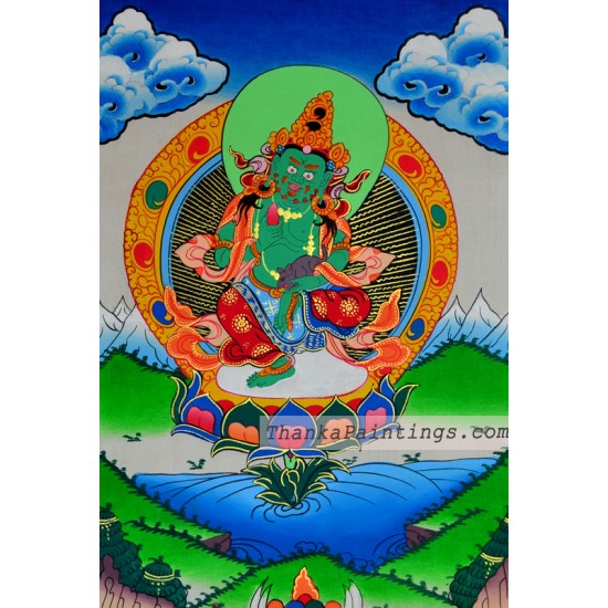 Kubera Figure Thangka