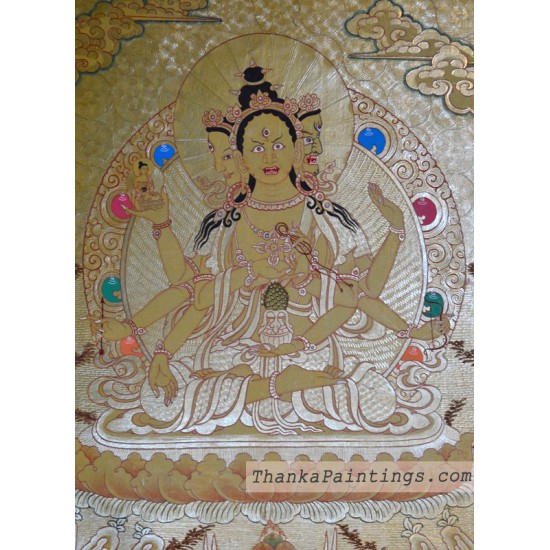 Namgyalma Gold Lap Thanka