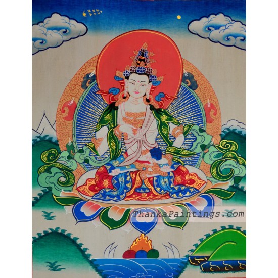 Vajrasattva Figure Thangka