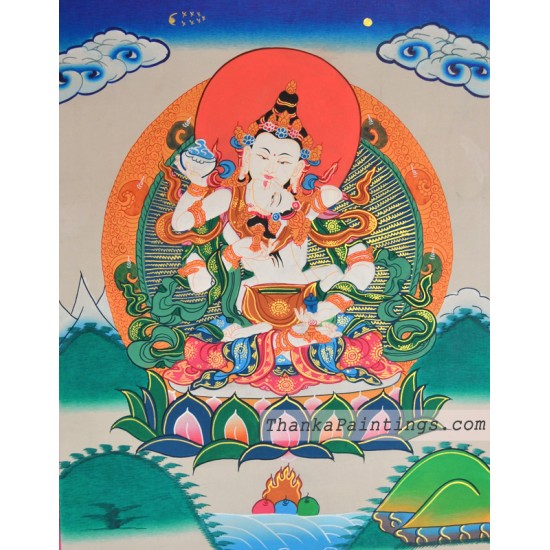 Vajrasattva Shakti Thangka