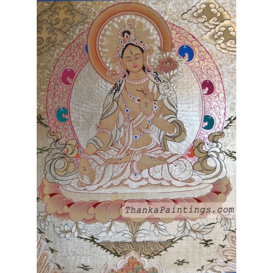 White Tara Thangka